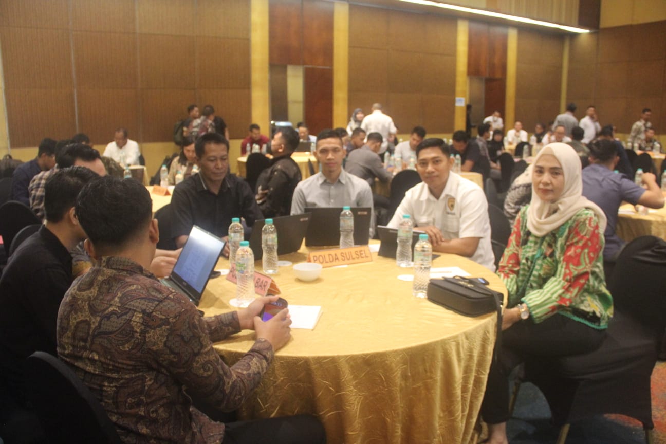 Polda Sulsel Ikuti Rapat Kerja Teknis Revisi Anggaran Program Profesionalisme SDM Polri TA 2025
