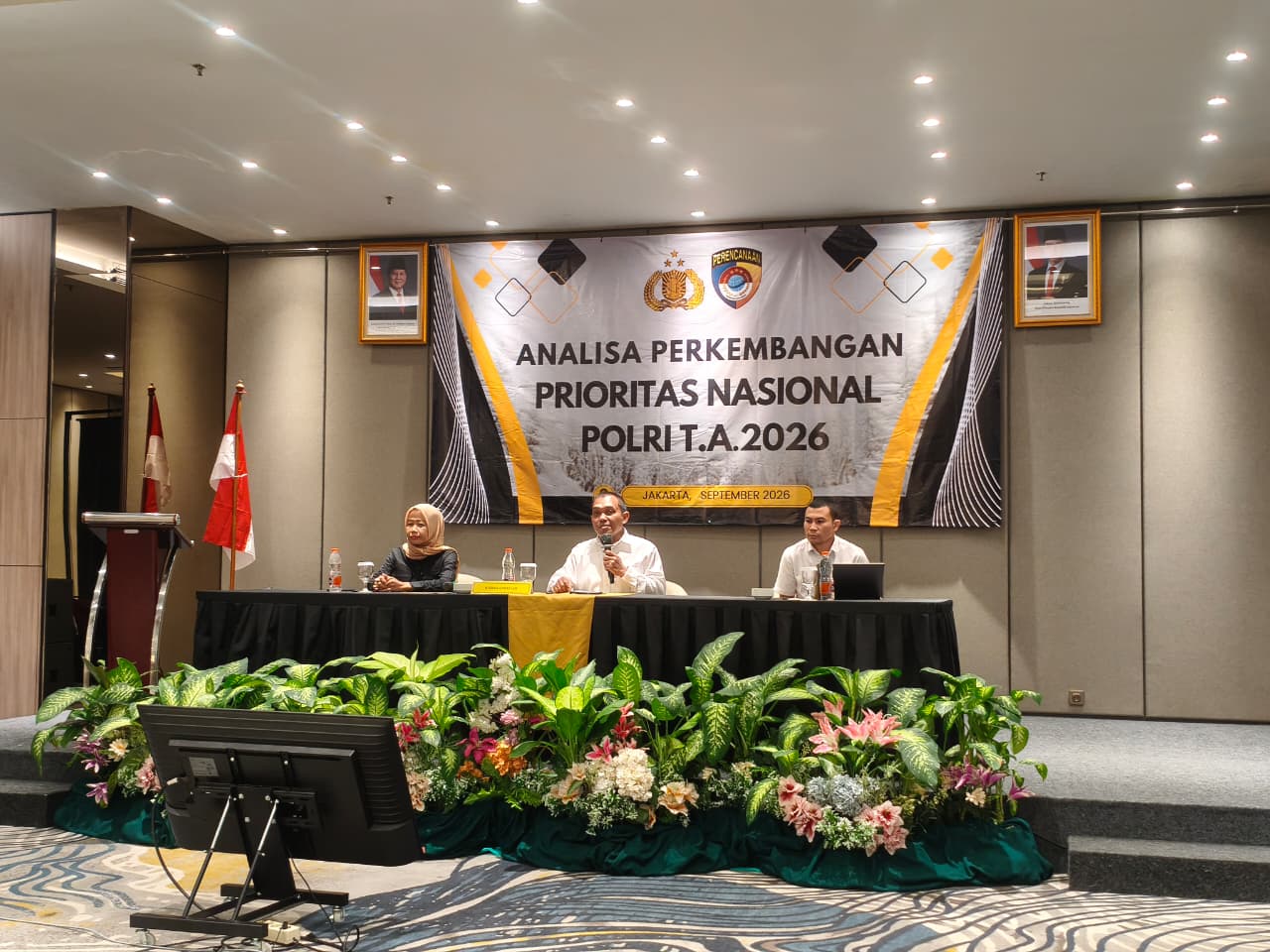 Birorena Polda Sulsel Ikuti Rapat Analisa Pelaksanaan Anggaran Prioritas Nasional Polri TA 2026