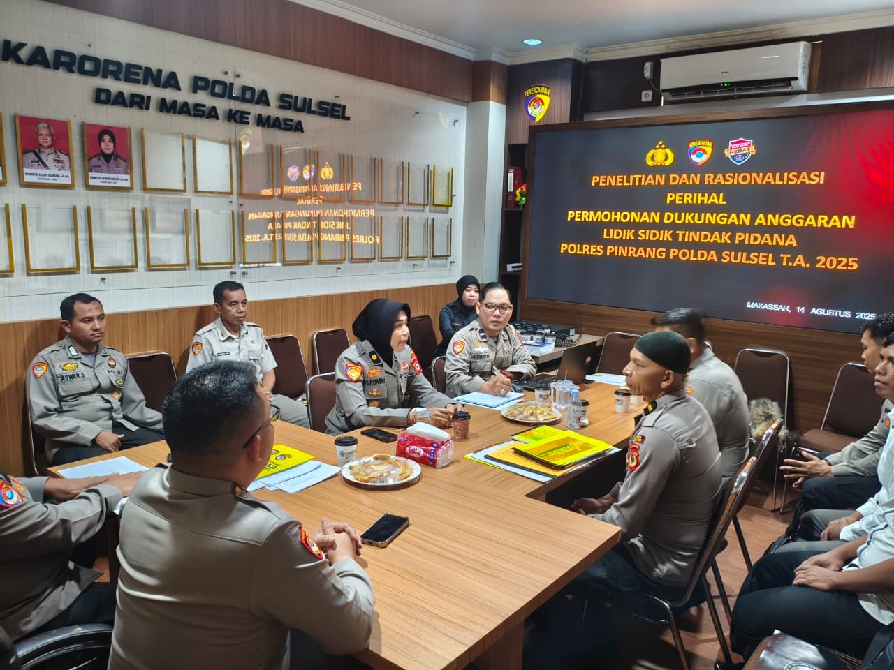 Kegiatan Penelitian dan Rasionalisasi Polres Pinrang