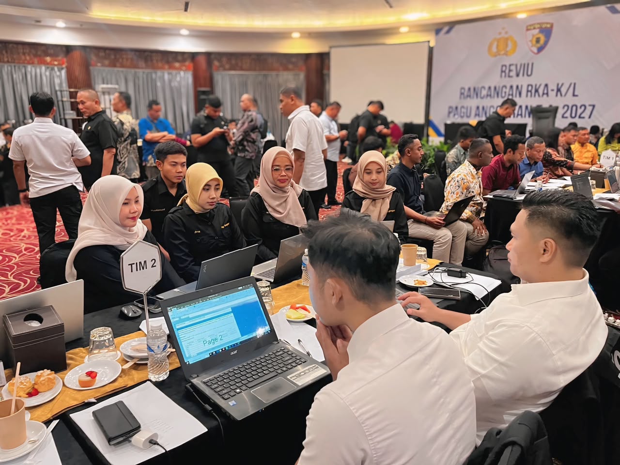 Birorena Polda Sulsel Ikuti Kegiatan Reviu Rancangan RKA-K/L Pagu Anggaran T.A. 2027 di Jakarta